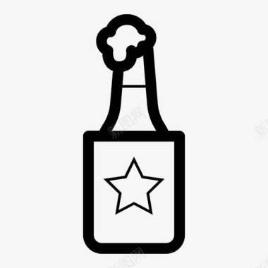 啤酒罐六罐装图标图标