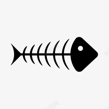 鱼刺图标图标