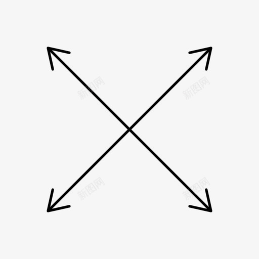 移动放大扩展图标svg_新图网 https://ixintu.com 扩展 放大 移动