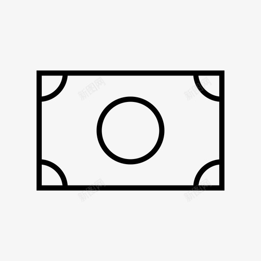 钱现金资金图标svg_新图网 https://ixintu.com 付款 现金 资金 钞票 钱 银行业务