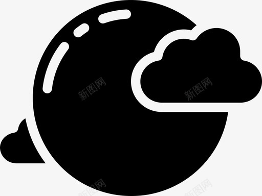 满月恐怖图标svg_新图网 https://ixintu.com 恐怖 满月