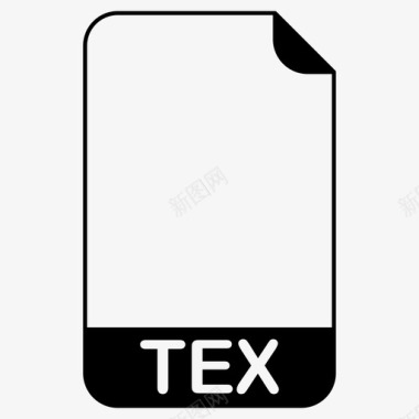 tex文件文件扩展名文件格式图标图标