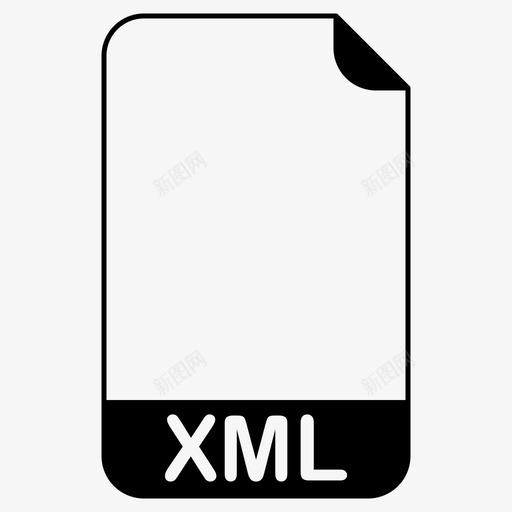 xml文件文件扩展名文件格式图标svg_新图网 https://ixintu.com xml文件 文件扩展名 文件格式 文件类型