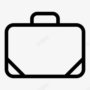 公文包手提箱旅行图标图标