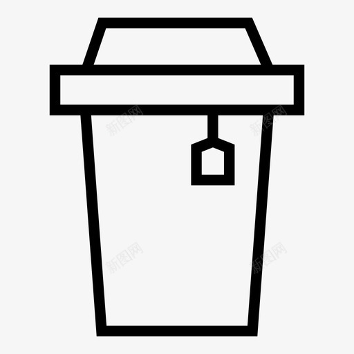 茶牛奶图标svg_新图网 https://ixintu.com 牛奶 茶