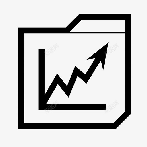 股票市场金融文件夹图标svg_新图网 https://ixintu.com 文件夹 方形文件夹图标 股票 股票市场 金融