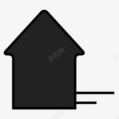 房子建筑生活图标图标