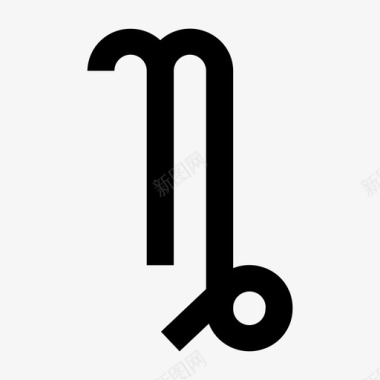 摩羯座星座图标图标