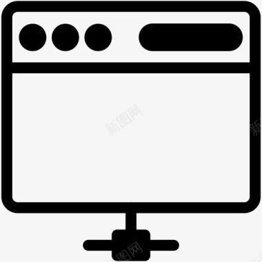windows网络应用程序站点图标图标