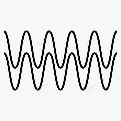 波浪曲线装饰图标svg_新图网 https://ixintu.com 曲线 波浪 线条 装饰