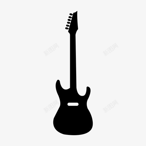 吉他电吉他音乐家图标svg_新图网 https://ixintu.com 吉他 弦 歌曲 电吉他 音乐家