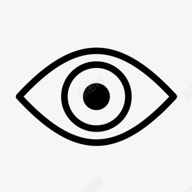 眼睛身体部位视力图标图标