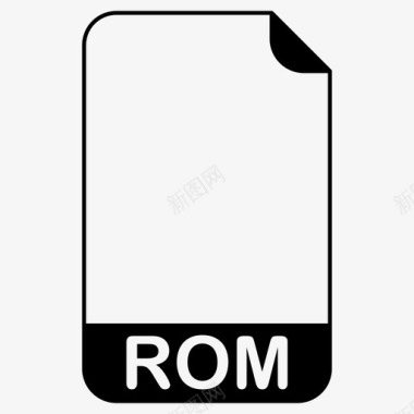 rom文件文件扩展名文件格式图标图标