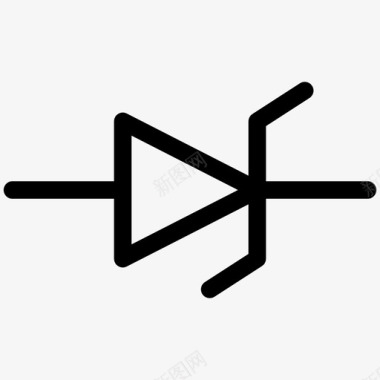 二极管齐纳二极管齐纳符号电子符号概述图标图标