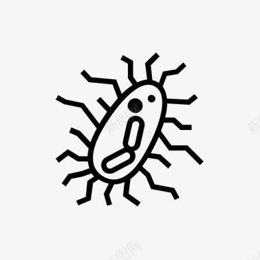 病毒细菌免疫力图标图标