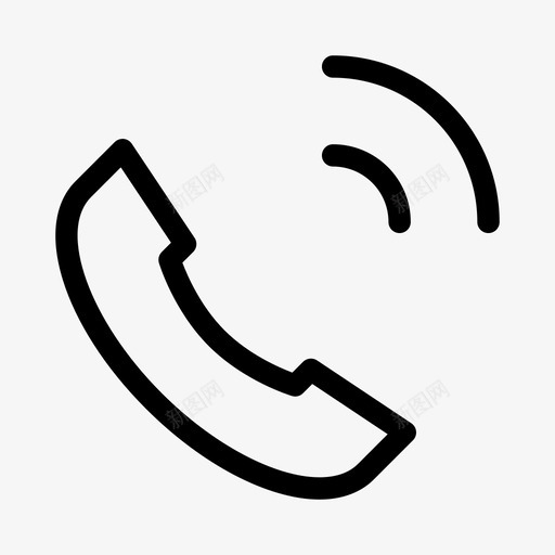 呼叫电话接口元素ios优化图标svg_新图网 https://ixintu.com 呼叫 接口元素ios优化 电话