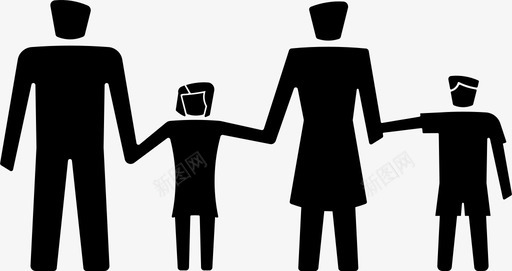 家庭人体父母身份图标svg_新图网 https://ixintu.com 人 人体 人体2 家庭 父母身份