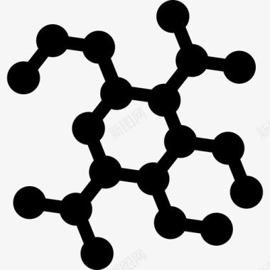 分子结构教育保健图标图标