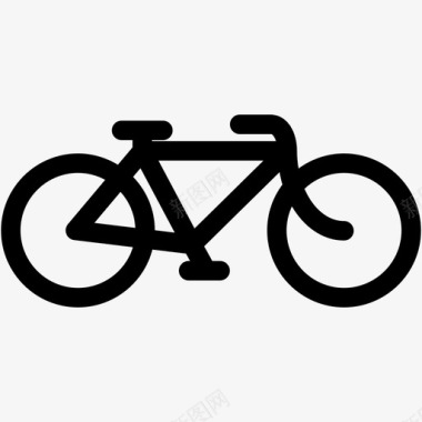 自行车交通概况图标图标