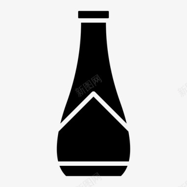 瓶子饮料水图标图标