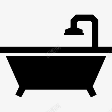浴室浴缸bb酒店图标图标