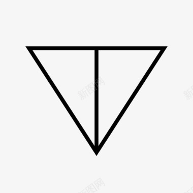 锐度几何学金字塔图标图标