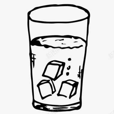 冰水杯子饮料图标图标