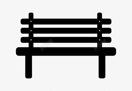 长椅椅子图标图标