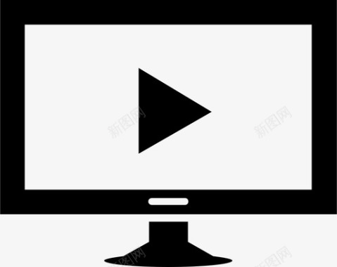 电脑游戏电脑显示器图标图标