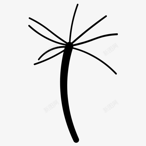 水螅有机体图标svg_新图网 https://ixintu.com 有机体 水螅