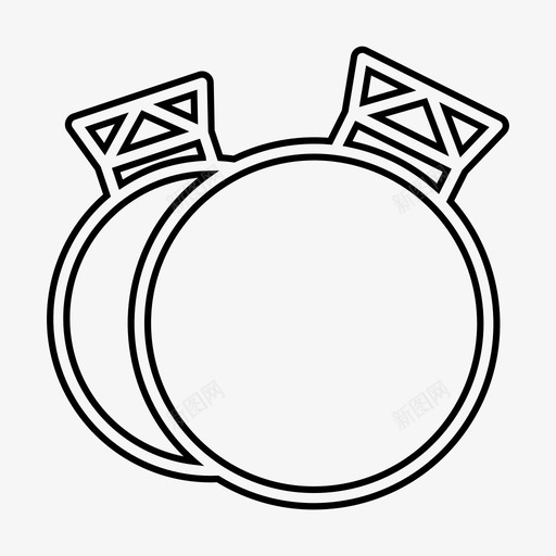 戒指钻石钻戒图标svg_新图网 https://ixintu.com 戒指 昂贵的 结婚戒指 钻戒 钻石