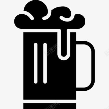 啤酒酒精酒吧图标图标