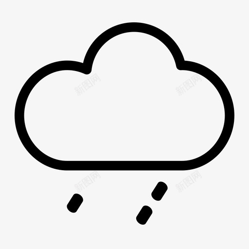 icon_小-中雨svg_新图网 https://ixintu.com icon_小-中雨
