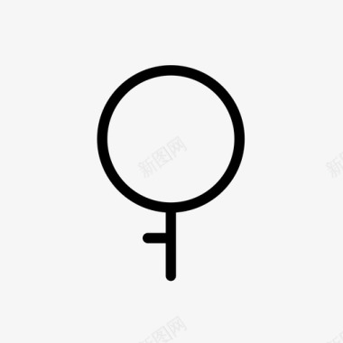 半女性别象征图标图标