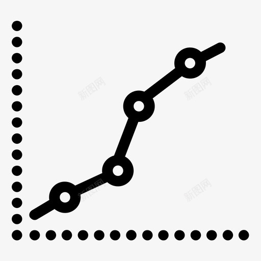 点图折线图图表图标svg_新图网 https://ixintu.com 图表 折线图 点图