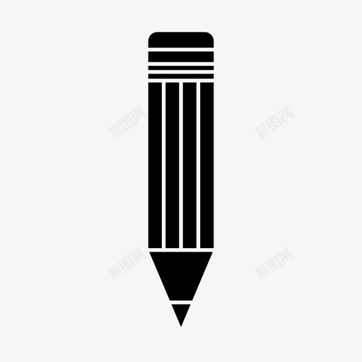 铅笔信件学校图标svg_新图网 https://ixintu.com 信件 写作 学校 科学 铅笔