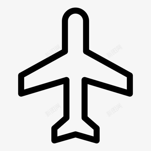 飞机超级流行图标svg_新图网 https://ixintu.com 超级流行 飞机