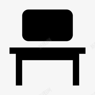 电视桌娱乐系统家具图标图标