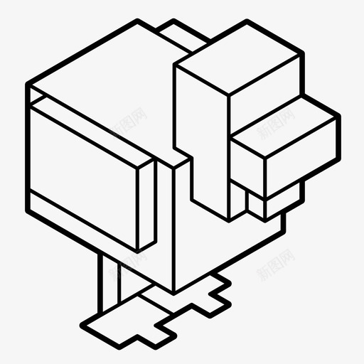 鸭子游戏地雷图标svg_新图网 https://ixintu.com 地雷 地雷怪 怪物 游戏 电子游戏 鸭子