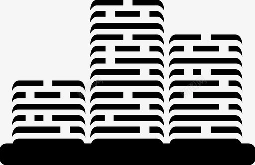 建筑物天际线图标svg_新图网 https://ixintu.com 天际线 建筑物
