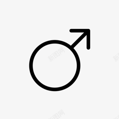 男人男孩性别象征图标图标