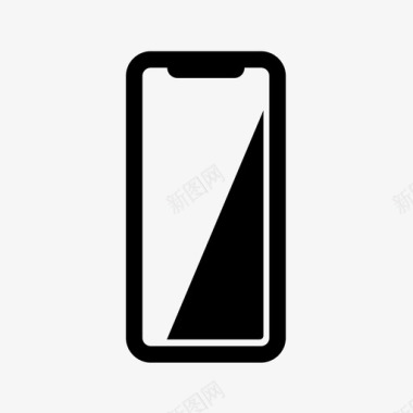 iphonex苹果智能手机图标图标