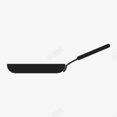 煎锅烹饪厨房图标图标