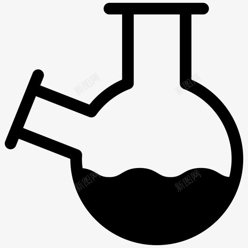烧瓶实验室设备填充物图标svg_新图网 https://ixintu.com 实验室设备填充物 烧瓶