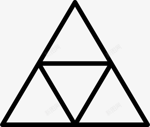 三角形图案金字塔图标svg_新图网 https://ixintu.com 三角形 图案 形状图案薄 金字塔