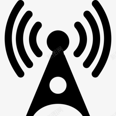 wifi天线收音机信号图标图标
