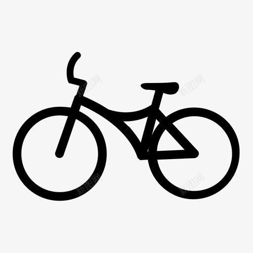 城市自行车自行车骑行图标svg_新图网 https://ixintu.com 城市自行车 自行车 车轮 骑行