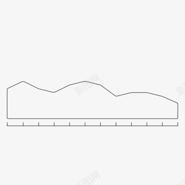 图表面积图统计图标图标