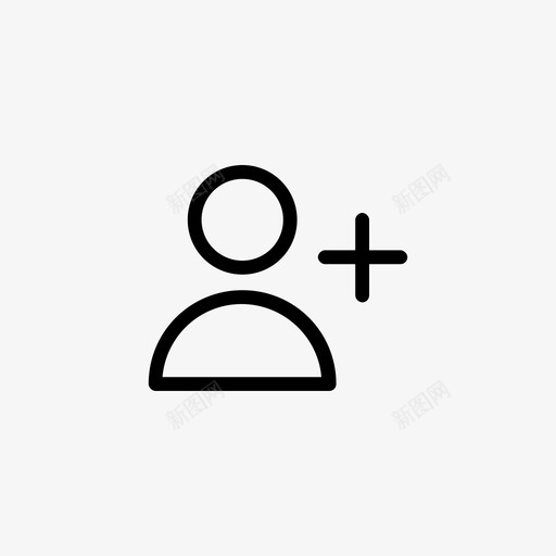 添加好友响应式ui图标svg_新图网 https://ixintu.com ui web 响应式 基本ui 添加好友 用户界面