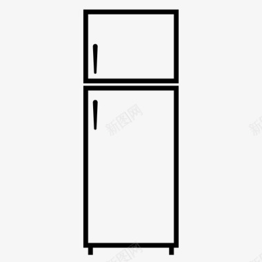冰箱电器冰柜图标图标